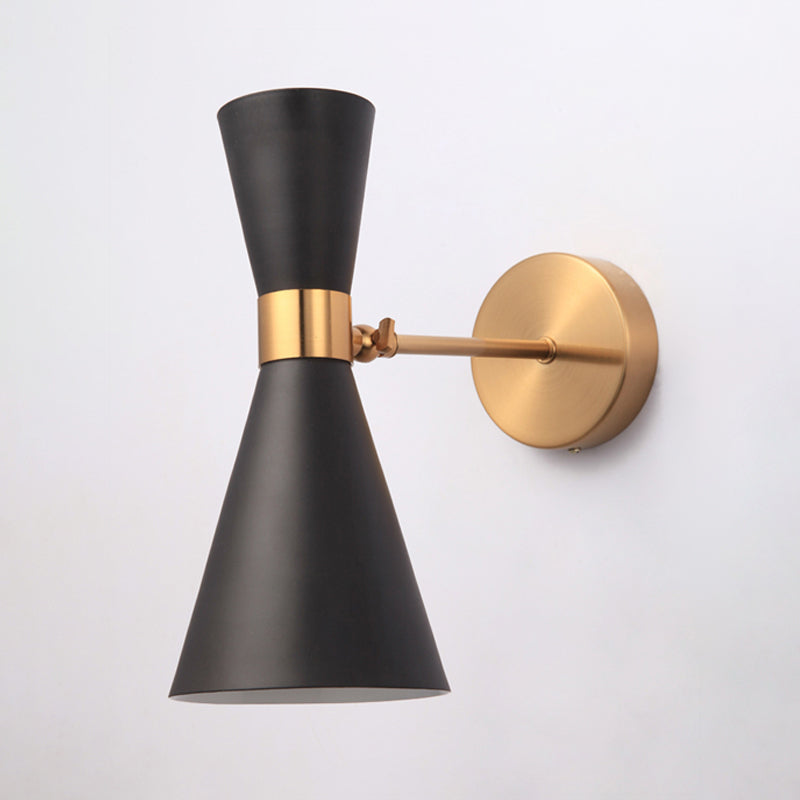 Geometric Shade 2-Lights Metal Reading Wall Lighting Modern Style Wall Mounted Lighting