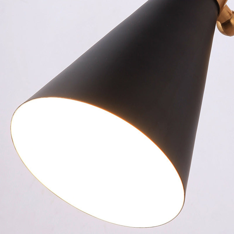 Geometric Shade 2-Lights Metal Reading Wall Lighting Modern Style Wall Mounted Lighting