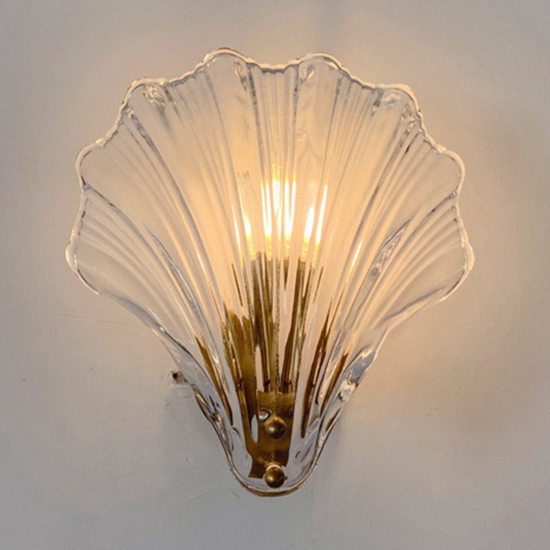 Glass Geometric Wall Sconce Lights Modern Style 1 Light Wall Mounted Lamps