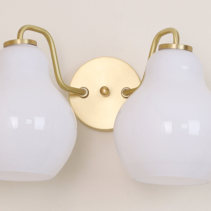 Glass Geometric Wall Sconce Lights Modern Style Multi Lights Wall Mounted Lamps