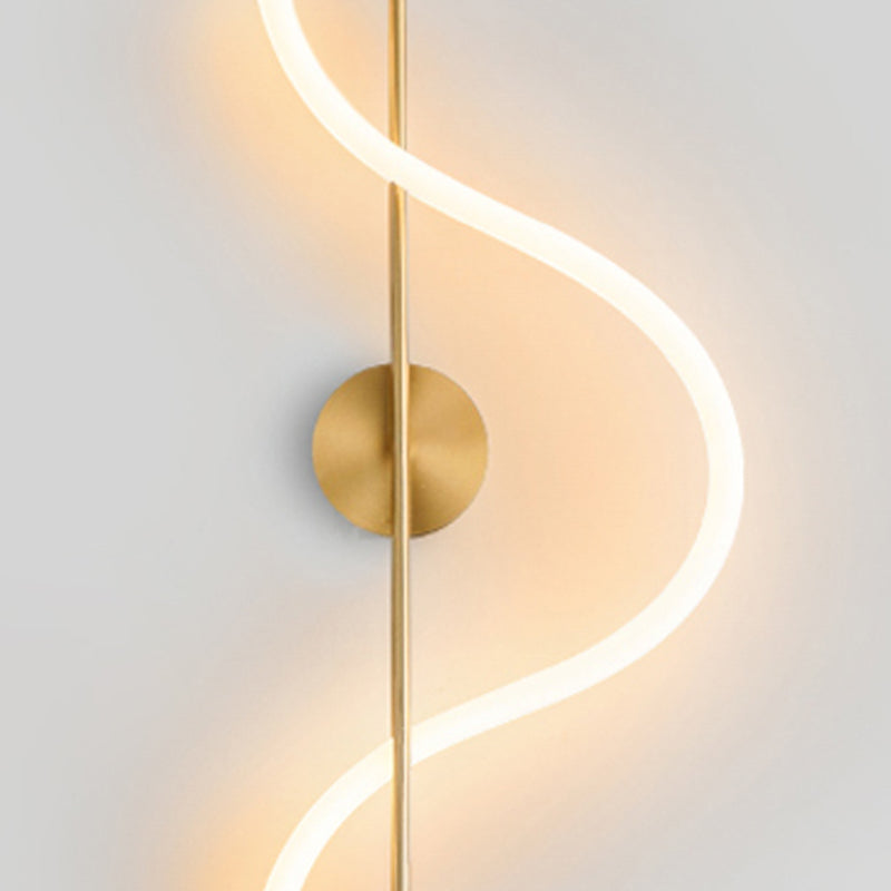 Nordic Wall Mount Lamp Modern Style Strip Shape Wall Sconce Light for Living Room