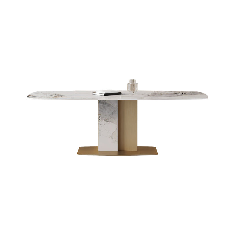 Modern Dining Furniture Set 1/4/5/7 Pcs Sintered Stone Dining Table with Chairs