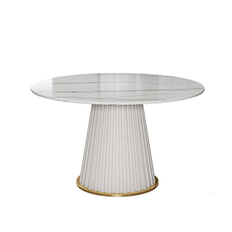 Glam Sintered Stone Dining Set Round 1/2/5/7 Pieces Dining Set