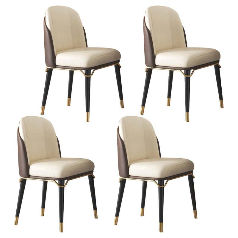 Glam Style Sintered Stone Dining Set Rectangle 1/4/5/6 Pieces Dining Set