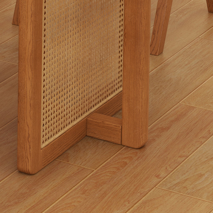 Modern Dining Set 1/2/4/5 Pcs Solid Wood Dining Table and Armless Chairs