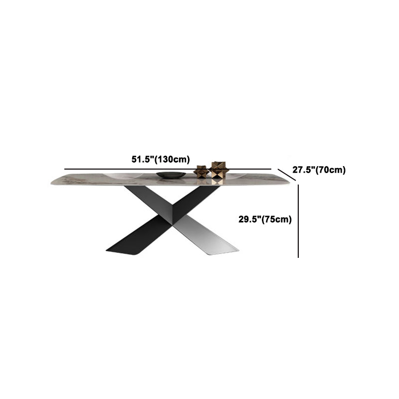 Modern Style Sintered Stone Dining Table Set White 1/4/5/7 Pieces Dining Set for Home Use