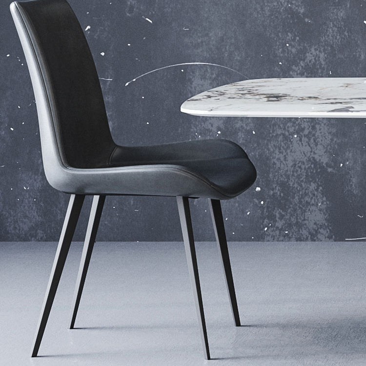 Modern Rectangle Sintered Stone Dining Set 1/4/5/7 Pieces Dining Set