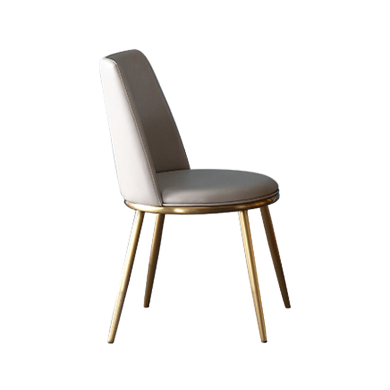 Glam White and Gold Dinette Set 1/4/5/7 Pieces Double Pedestal Dining Table Set