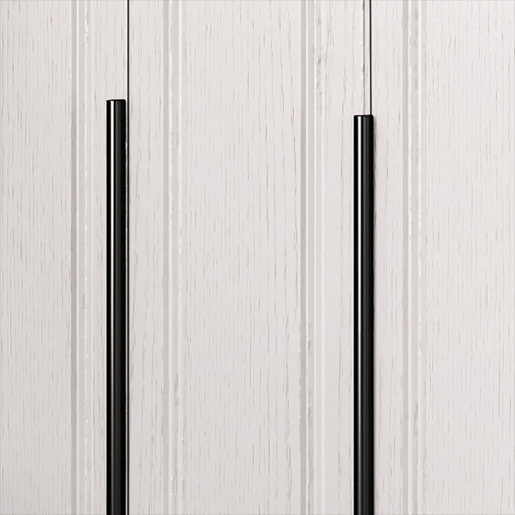 Modern Style Wooden Wardrobe Soft Close Door Wardrobe Closet with Drawer