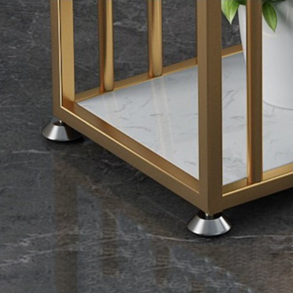 Glam 1/2/3 Pieces Bar Table Set Rectangle Stone Counter Table with Stools for Living Room