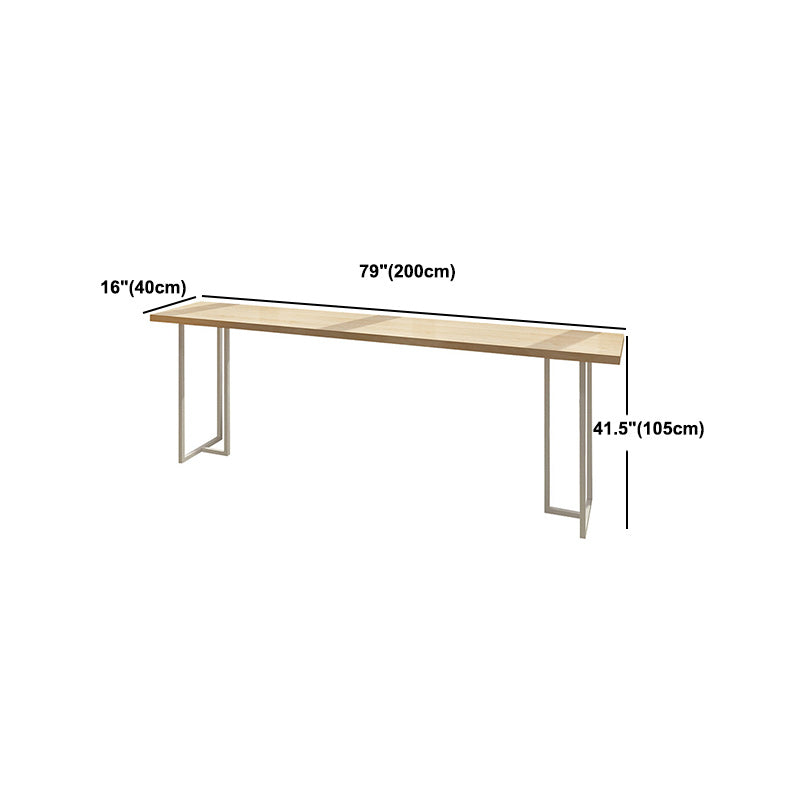 Modern 1/2/5/6 Pieces Bar Table Set Rectangle Bar Table with High Stools