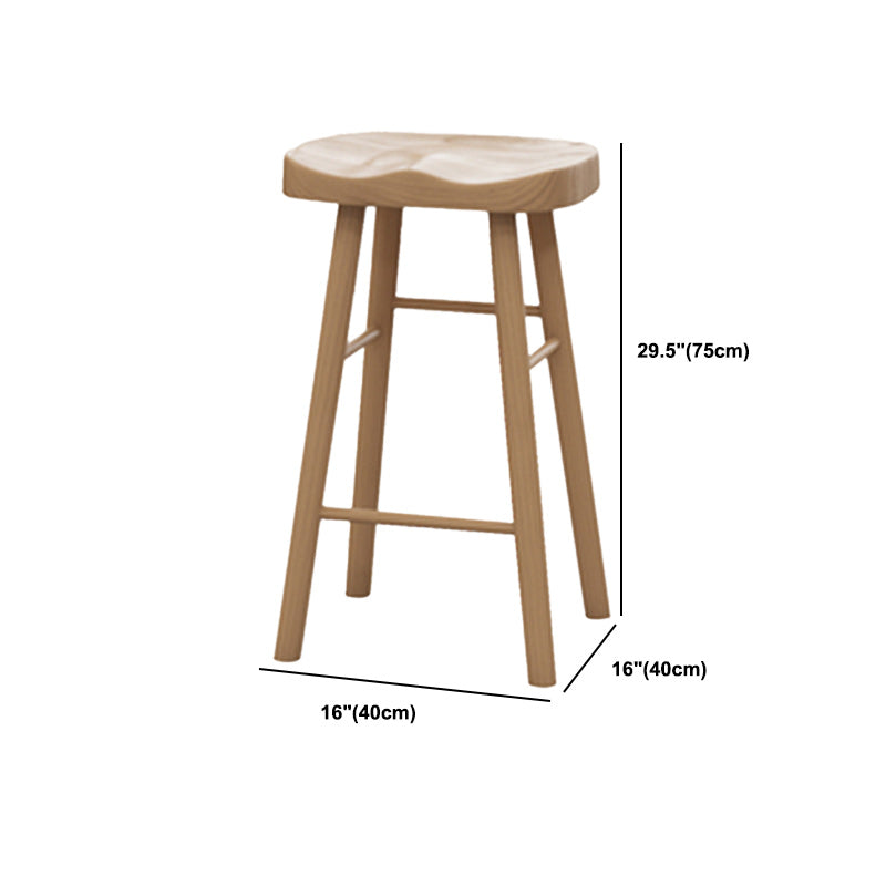 1/6/11 Pieces Modern Rectangle Pub Table Set Wooden Counter Table with Backless Stools