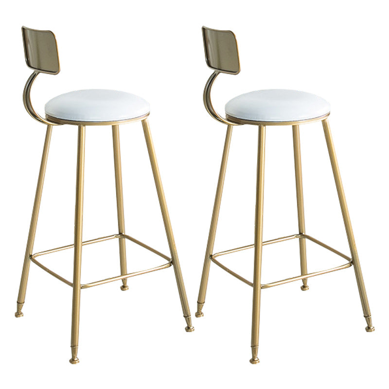 Glam Style 1/2/3 Pieces Bar Table Set Rectangle Bar Table with High Stools