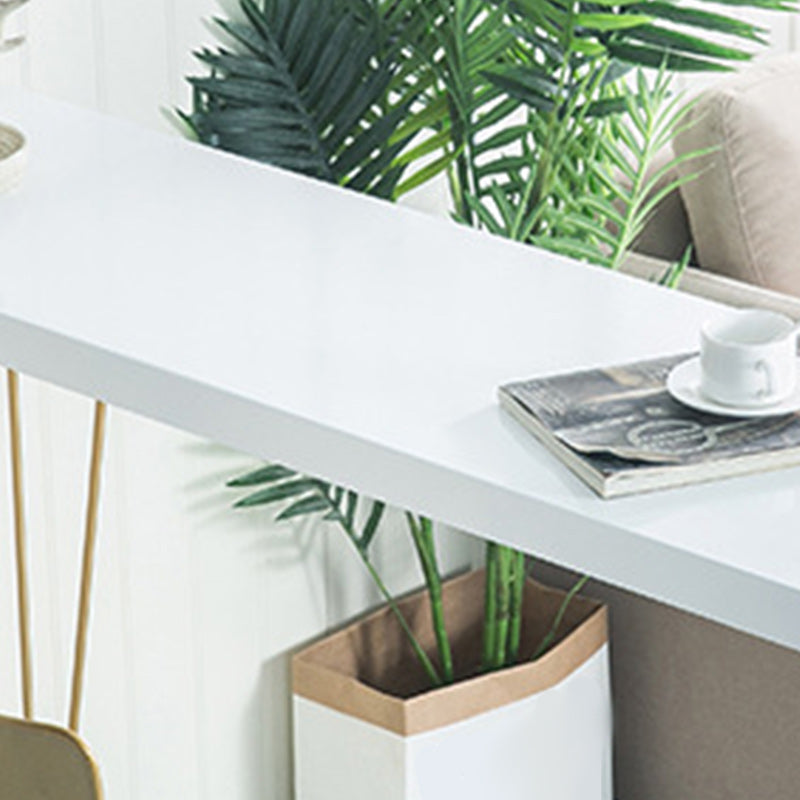 Glam Style 1/2/3 Pieces Bar Table Set Rectangle Bar Table with High Stools