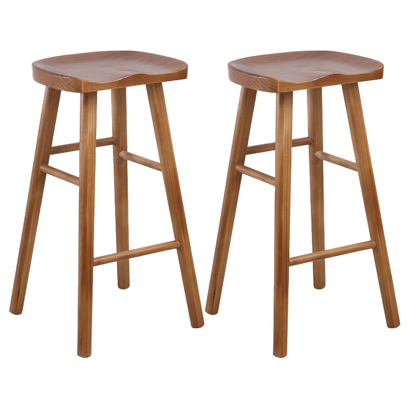 Modern Bar Table Set 1/2/4/5 Pieces Rectangle Bar Table with Wooden High Stools