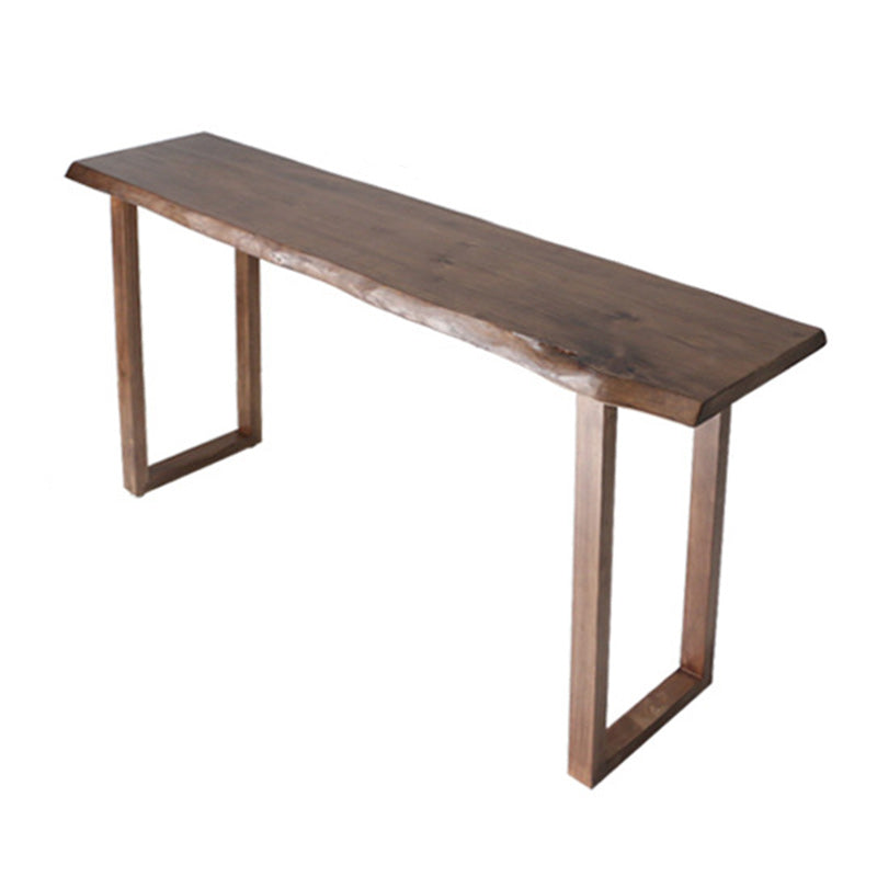 Modern Bar Table Set 1/2/4/5 Pieces Rectangle Bar Table with Wooden High Stools