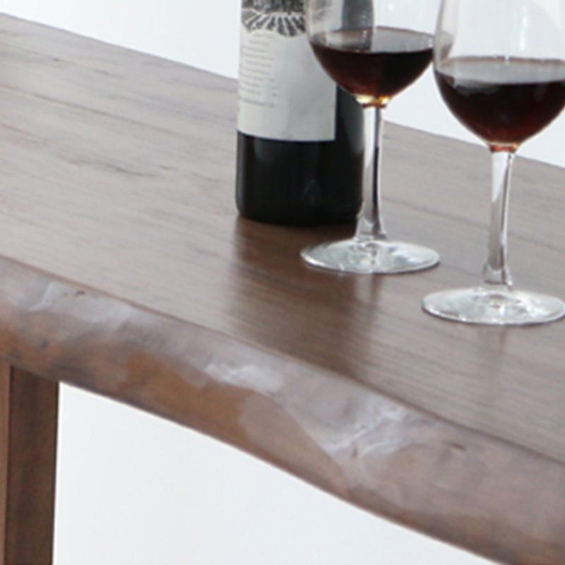 Modern Bar Table Set 1/2/4/5 Pieces Rectangle Bar Table with Wooden High Stools