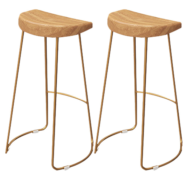 Glam Style Bar Table Set 1/2/4 Pieces Rectangle Bar Table with High Stools