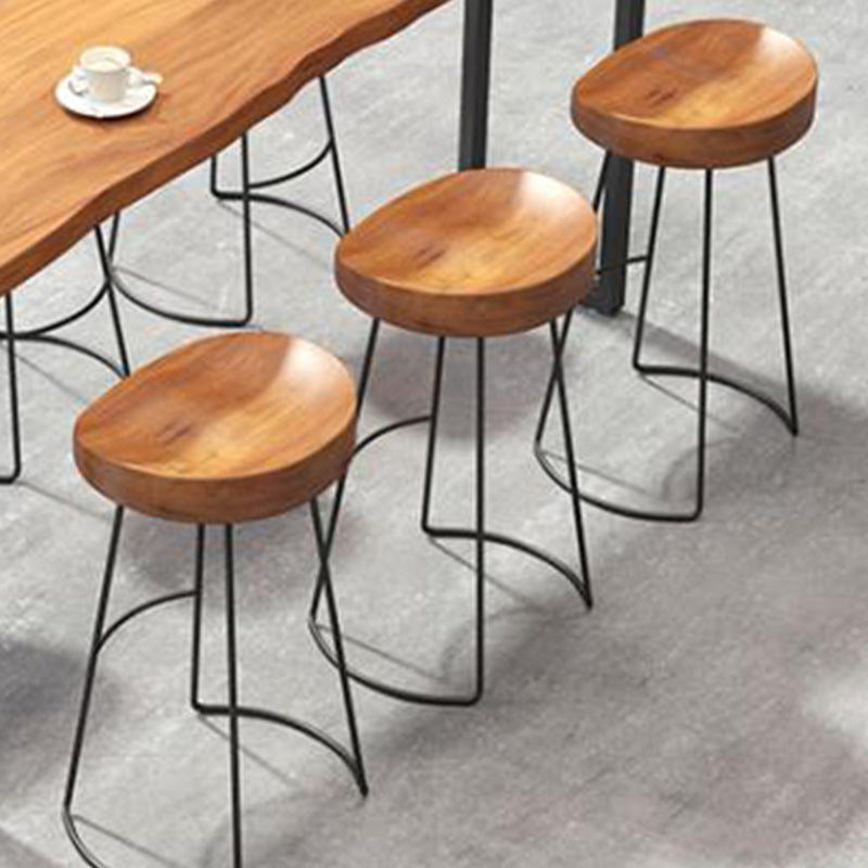 1/2/7 Pieces Modern Rectangle Pub Table Set Wooden Counter Table with Backless Stools