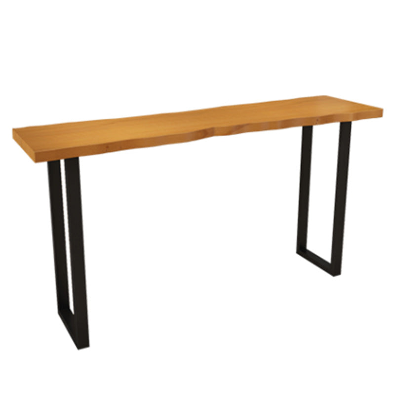 1/5/7 Pieces Industrial Rectangle Pub Table Set Wooden Counter Table with Backless Stools