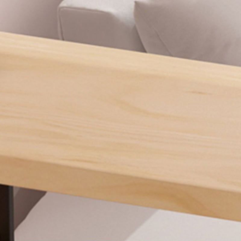 Modern Rectangular 1/3 Pieces Pub Table Set Wooden Counter Table with High Stools