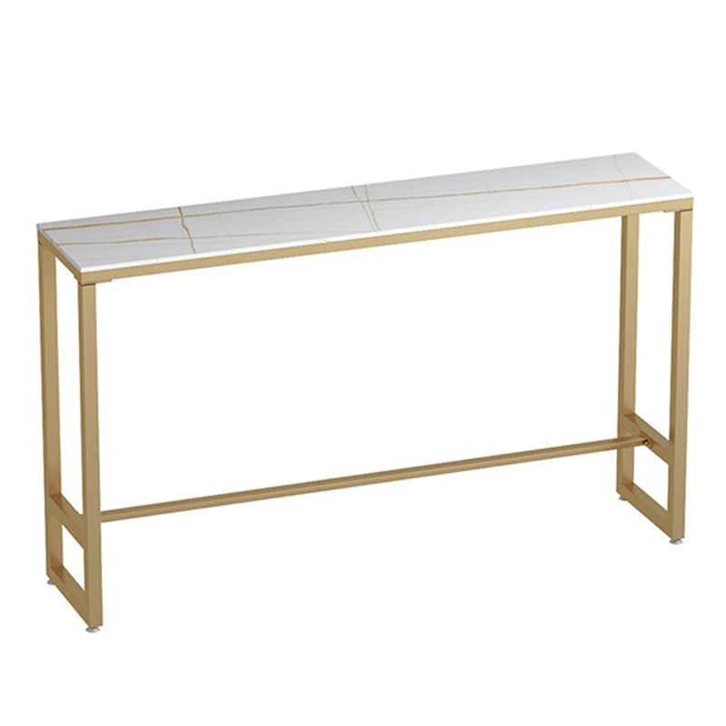 Glam Style 1/2/3 Pieces Sintered Stone Bar Table Set Fixed Table Counter Set