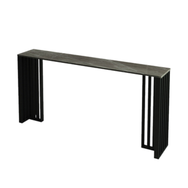 Industrial 1/2/4 Pieces Table and Stool Set Rectangle Indoor Stone Counter Height Set