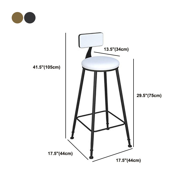 Contemporary 1/2/3 Pieces Bar Table Set Rectangle Stone Bar Table with Metal High Stools