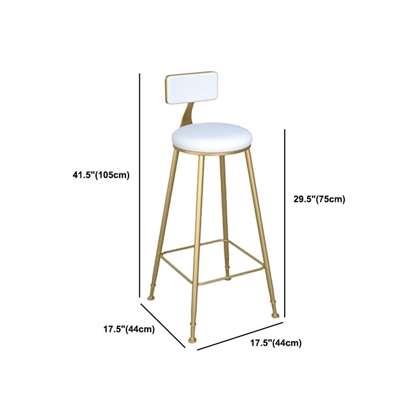 Glam 1/2/5 Pieces Bar Table Set Rectangle Bar Table with Metal High Stools for Home