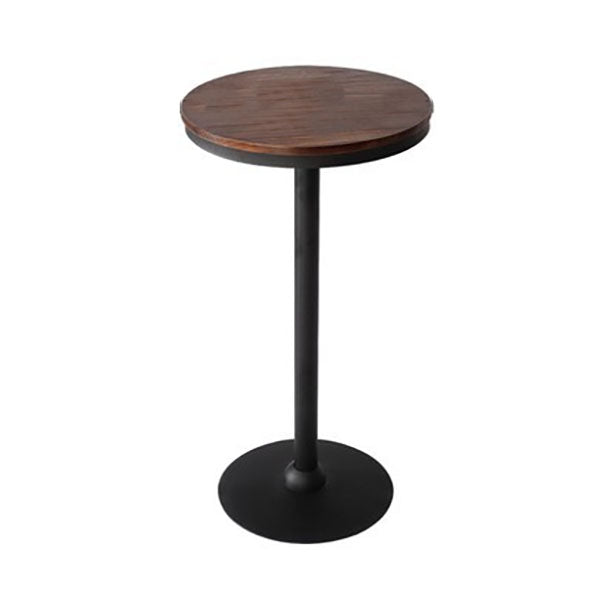 Industrial Wood Bar Table Set 1/2/3/4/5 Pieces Fixed Counter Set