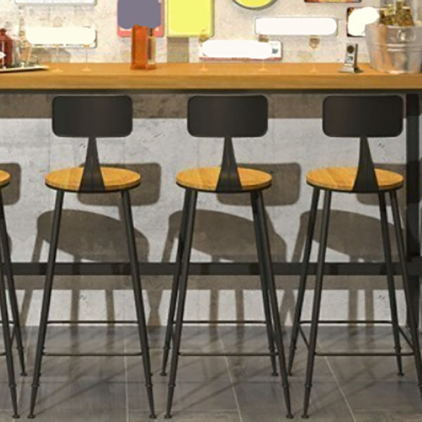 Industrial Style 1/6/11 Pieces Bar Table Set Rectangle Pine Wood Counter Table for Cafe