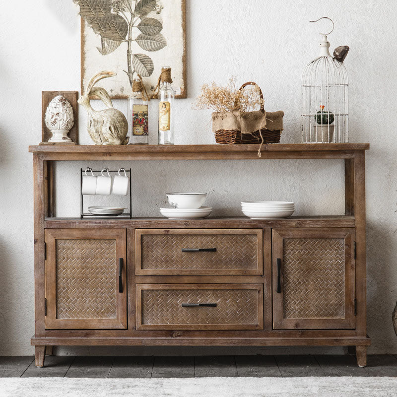 American Traditional Storage Chest Distressed Wood Storage Chest