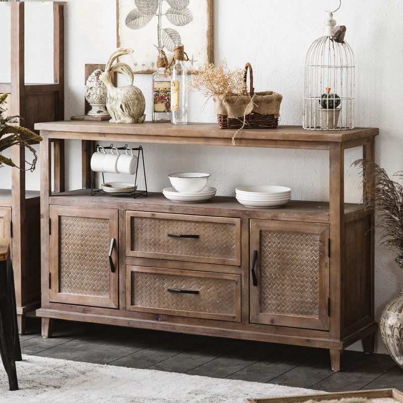 American Traditional Storage Chest Distressed Wood Storage Chest