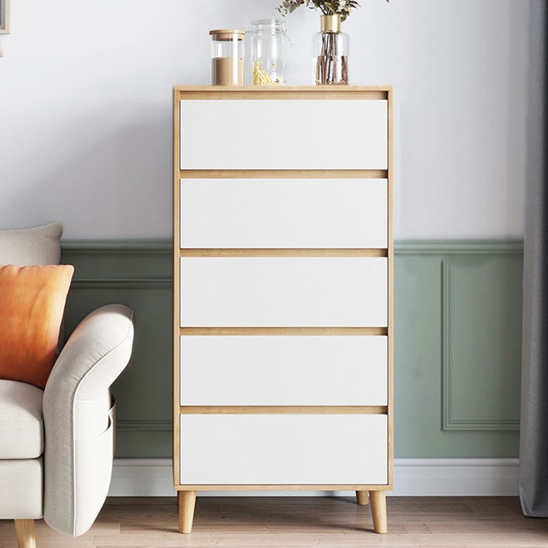 15.7" W Contemporary Storage Chest Dresser Wood Dresser with Drawers