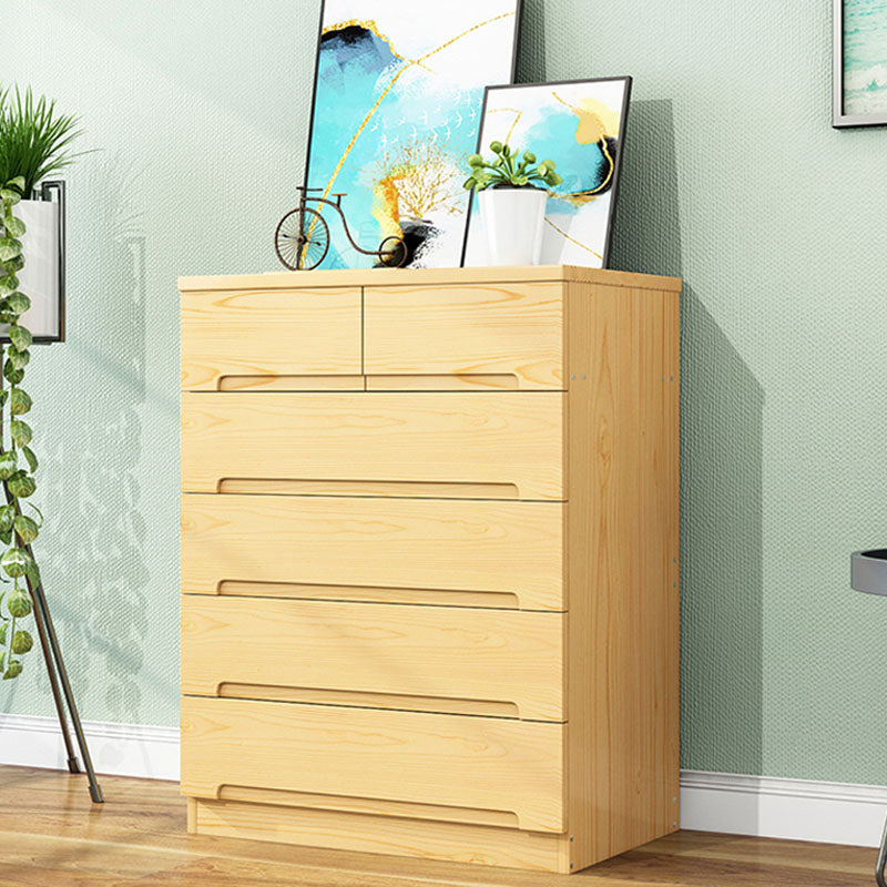 Modern Solid Wood Storage Chest Dresser Vertical Storage Chest
