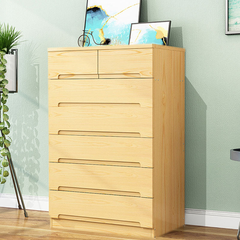 Modern Solid Wood Storage Chest Dresser Vertical Storage Chest