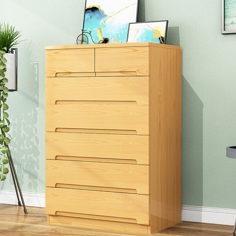Modern Solid Wood Storage Chest Dresser Vertical Storage Chest