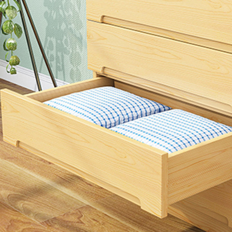 Modern Solid Wood Storage Chest Dresser Vertical Storage Chest