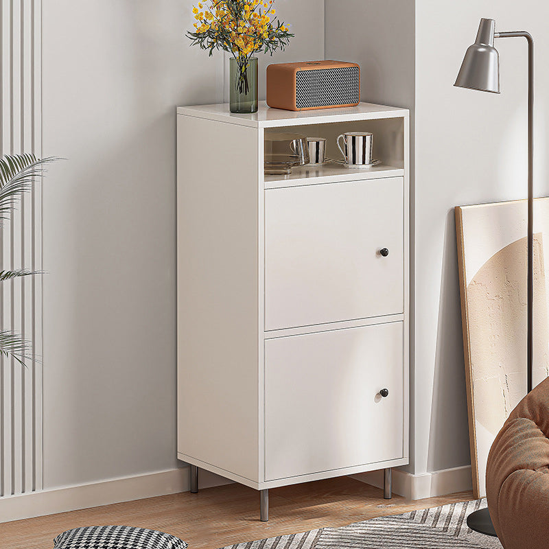 Horizontal Wooden Combo Dresser Contemporary Chest with Door