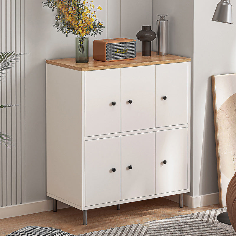 Horizontal Wooden Combo Dresser Contemporary Chest with Door