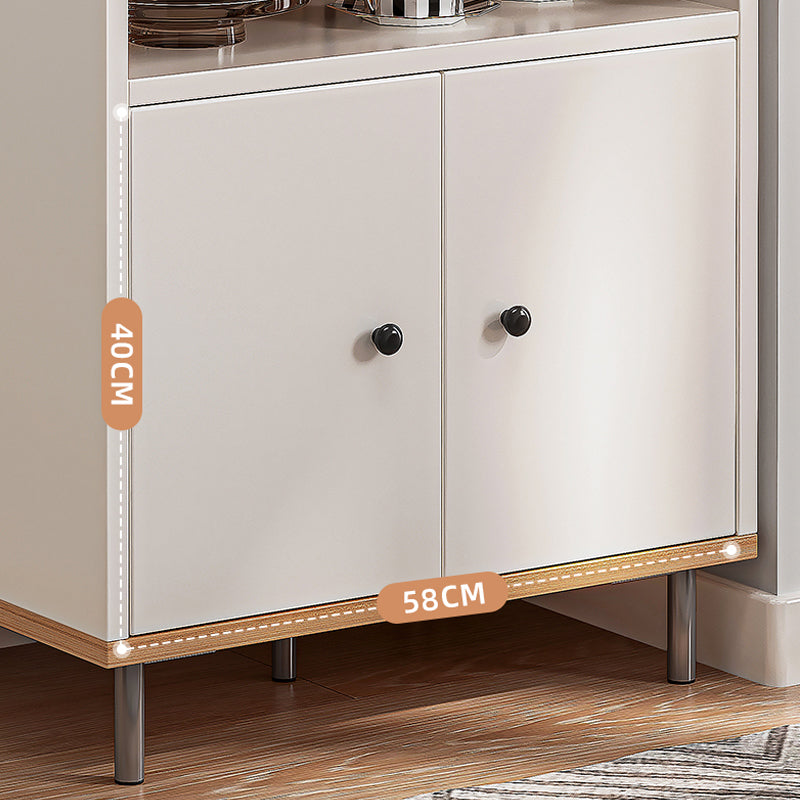 Horizontal Wooden Combo Dresser Contemporary Chest with Door