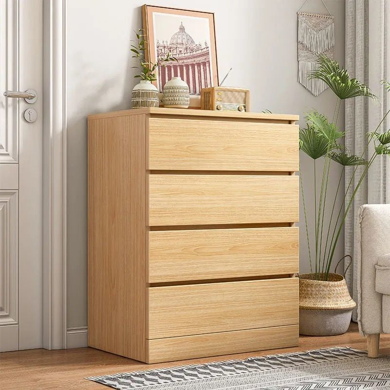 Wood Bedroom Storage Chest Dresser Contemporary Vertical Dresser
