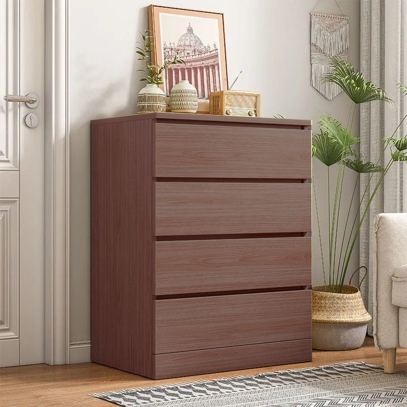 Wood Bedroom Storage Chest Dresser Contemporary Vertical Dresser