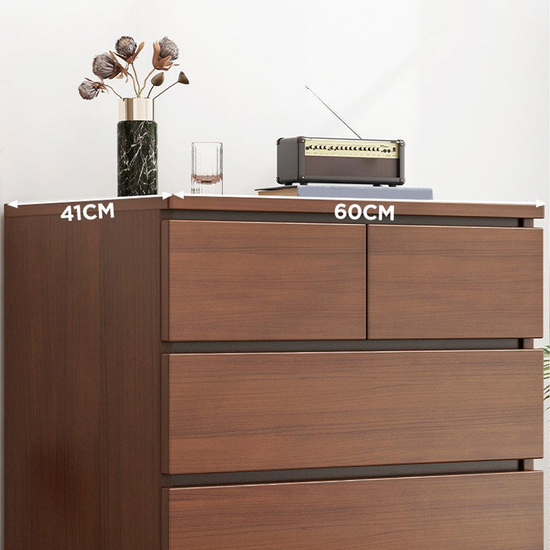 16.1" Wide Wooden Storage Chest Contemporary Lingerie Chest for Bedroom