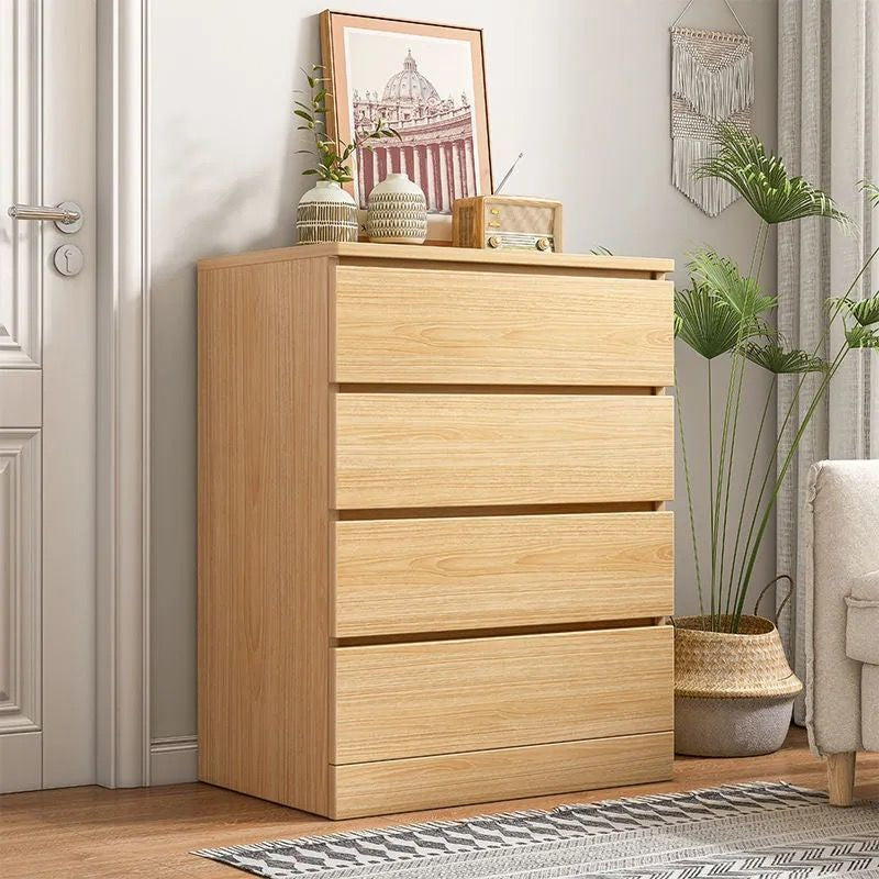 16.1" Wide Wooden Storage Chest Contemporary Lingerie Chest for Bedroom