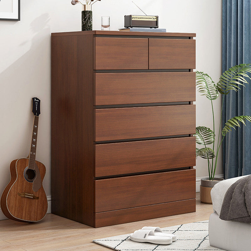 16.1" Wide Wooden Storage Chest Contemporary Lingerie Chest for Bedroom