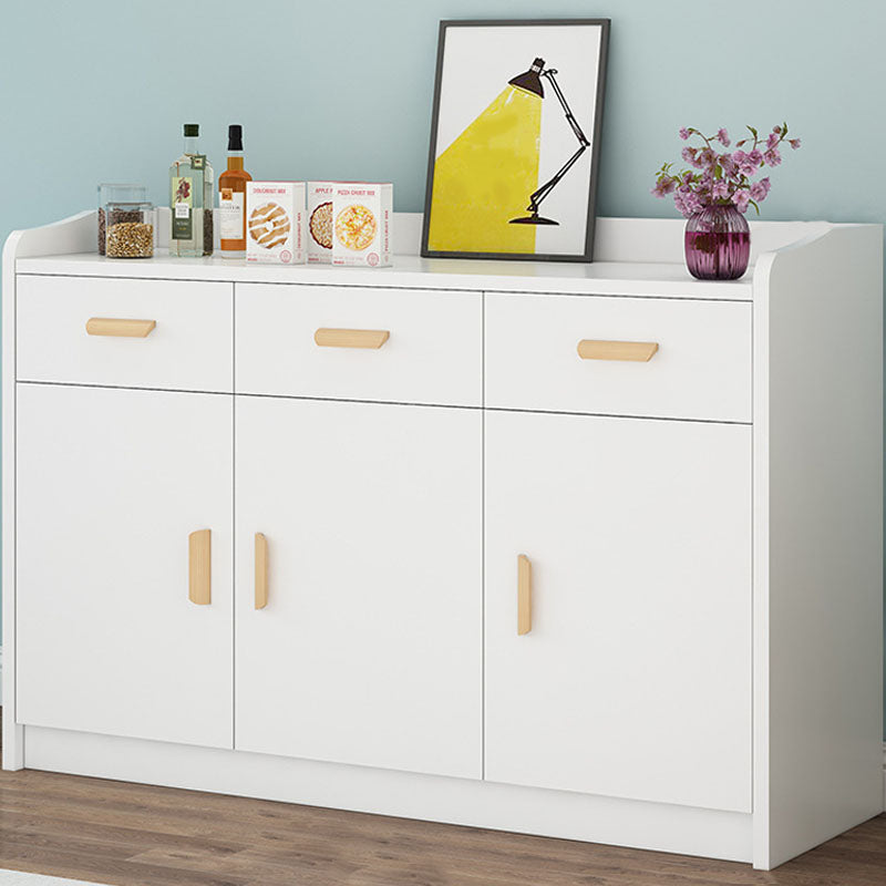 Contemporary Combo Dresser Wooden Bedroom Storage Chest Dresser with Drawers and Doors