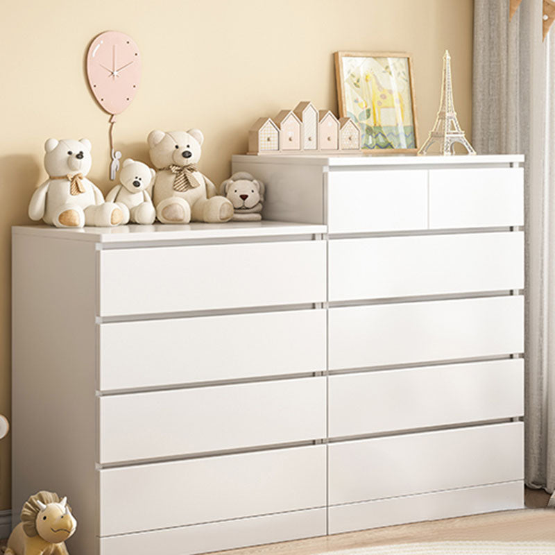 Contemporary Chest Dresser Wooden Storage Chest with Soft-Close Drawers