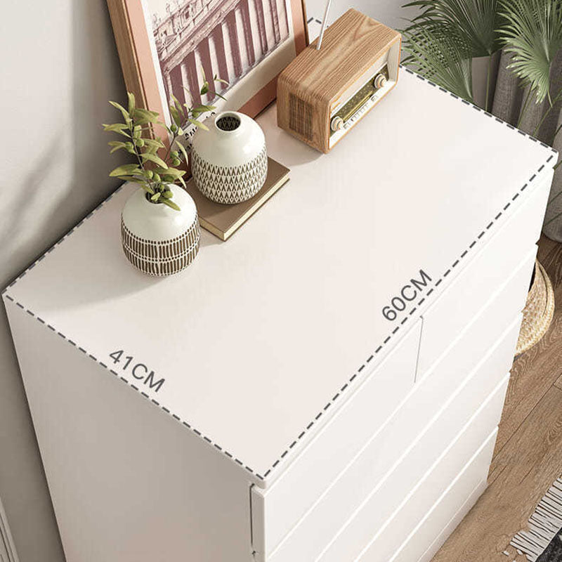 Contemporary Chest Dresser Wooden Storage Chest with Soft-Close Drawers