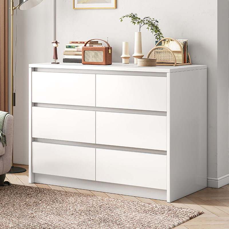Contemporary Chest Dresser Wooden Storage Chest with Soft-Close Drawers